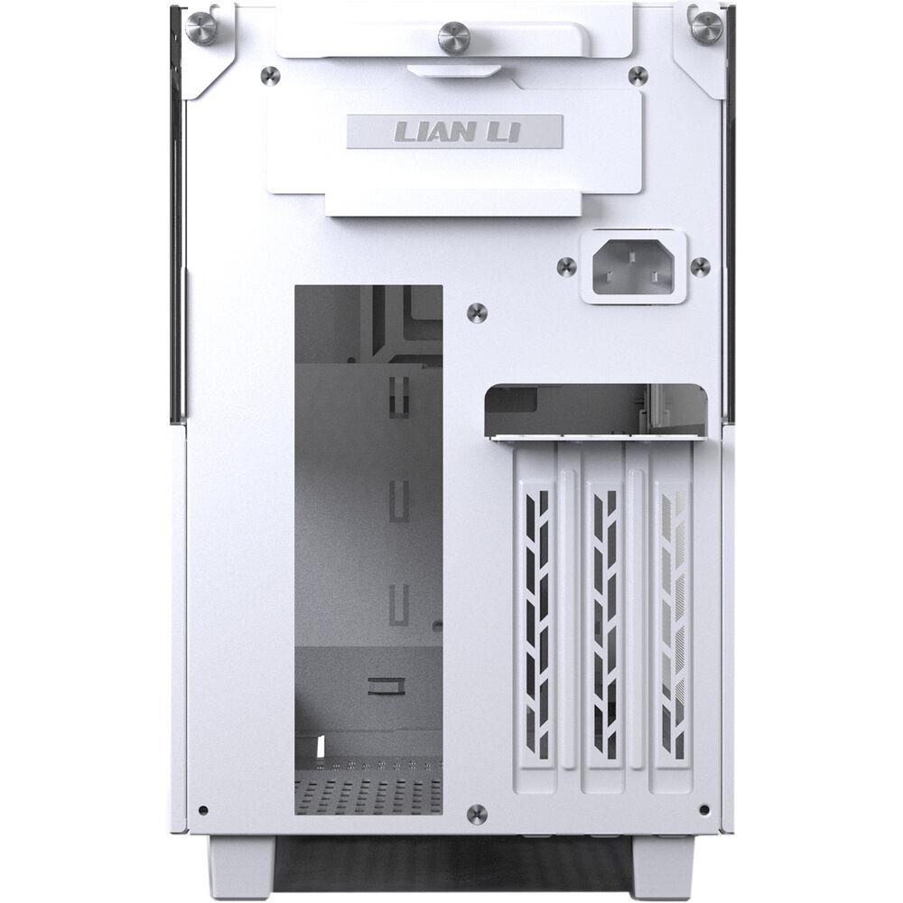Lian Li Casing Q58 Mini-ITX Case with PCIe 4.0 Riser Card – White Lian Li Casing Q58 Mini-ITX Case with PCIe 4.0 Riser Card – White